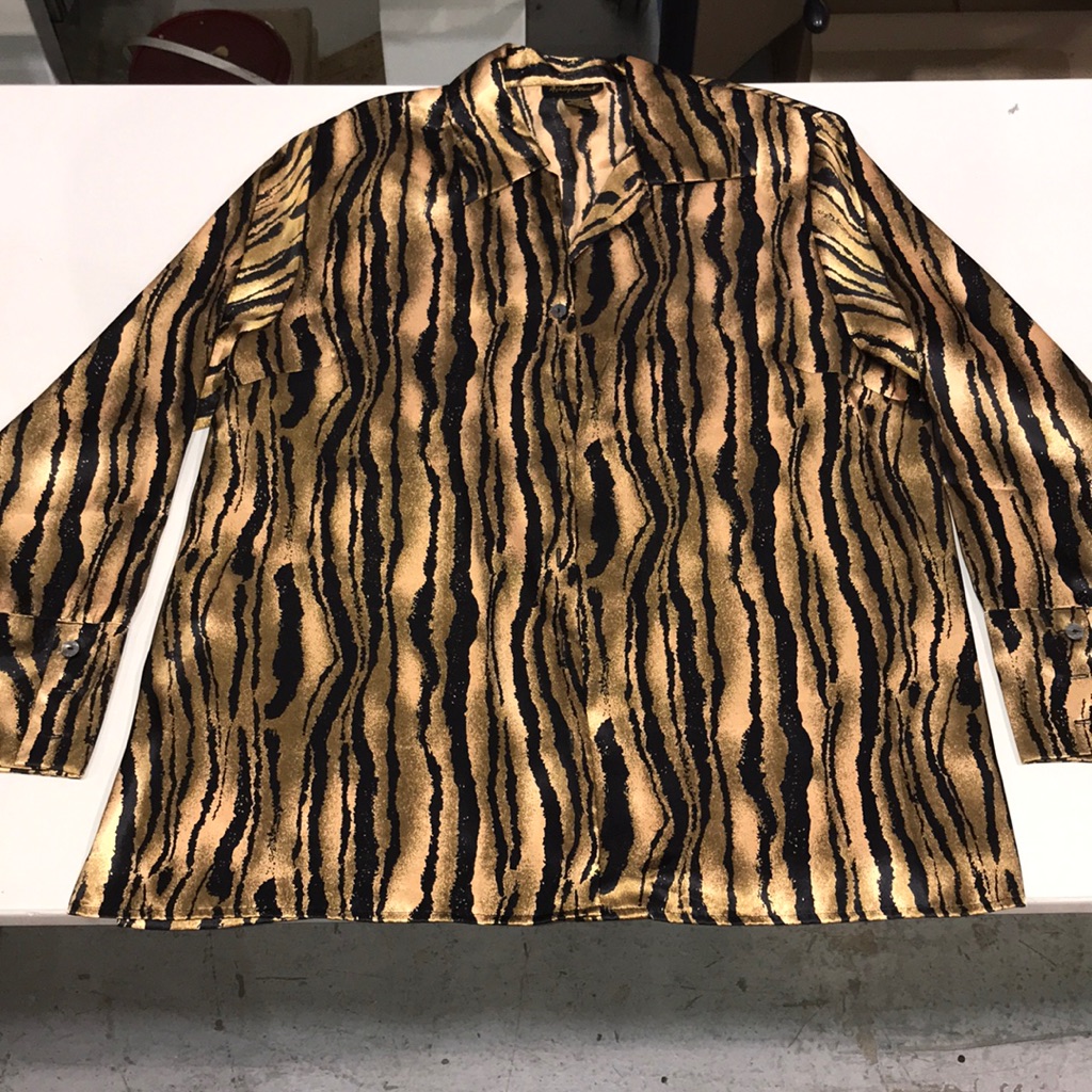Polyester Button Up